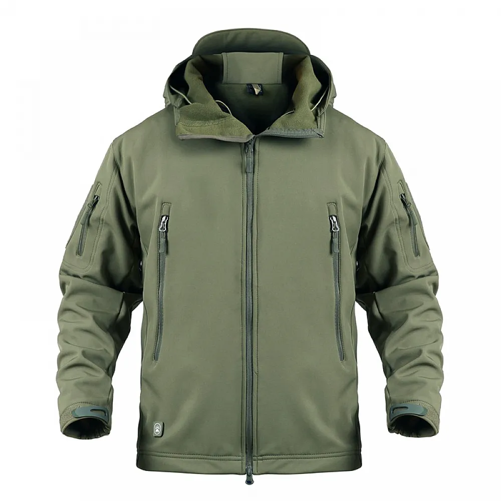 Тактическая куртка Pave Hawk PLY-6 Green 3XL мужская армейская холодостойкая с капюшоном