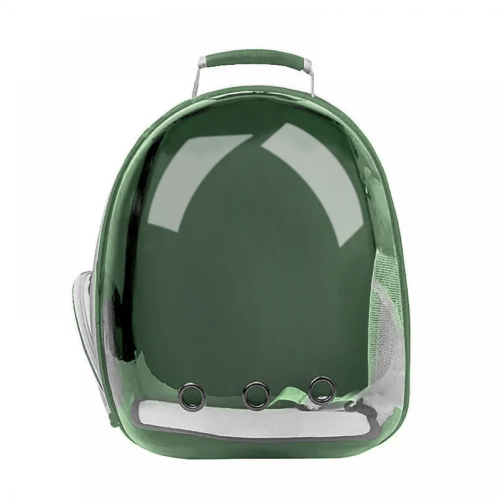 Рюкзак-перенесення для кішок Taotaopets 253304 Panoramic Green 35*25*42cm з ілюмінатором Рюкзак-перенесення для кішок Taotaopets 253304 Panoramic Green 35*25*42cm з ілюмінатором