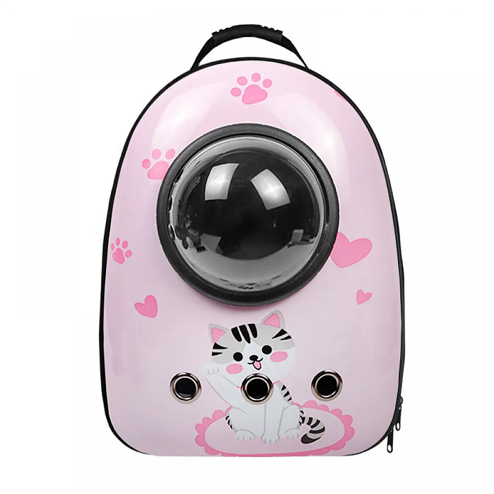 Рюкзак-переноска для кошек Taotaopets Window Pink Cat с иллюминатором контейнер Рюкзак-переноска для кошек Taotaopets Window Pink Cat с иллюминатором контейнер