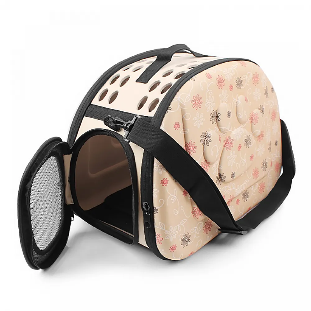 Сумка-перенесення Taotaopets 251102 Champagne для собак і котів 43*27*31см Сумка-перенесення Taotaopets 251102 Champagne для собак і котів 43*27*31см