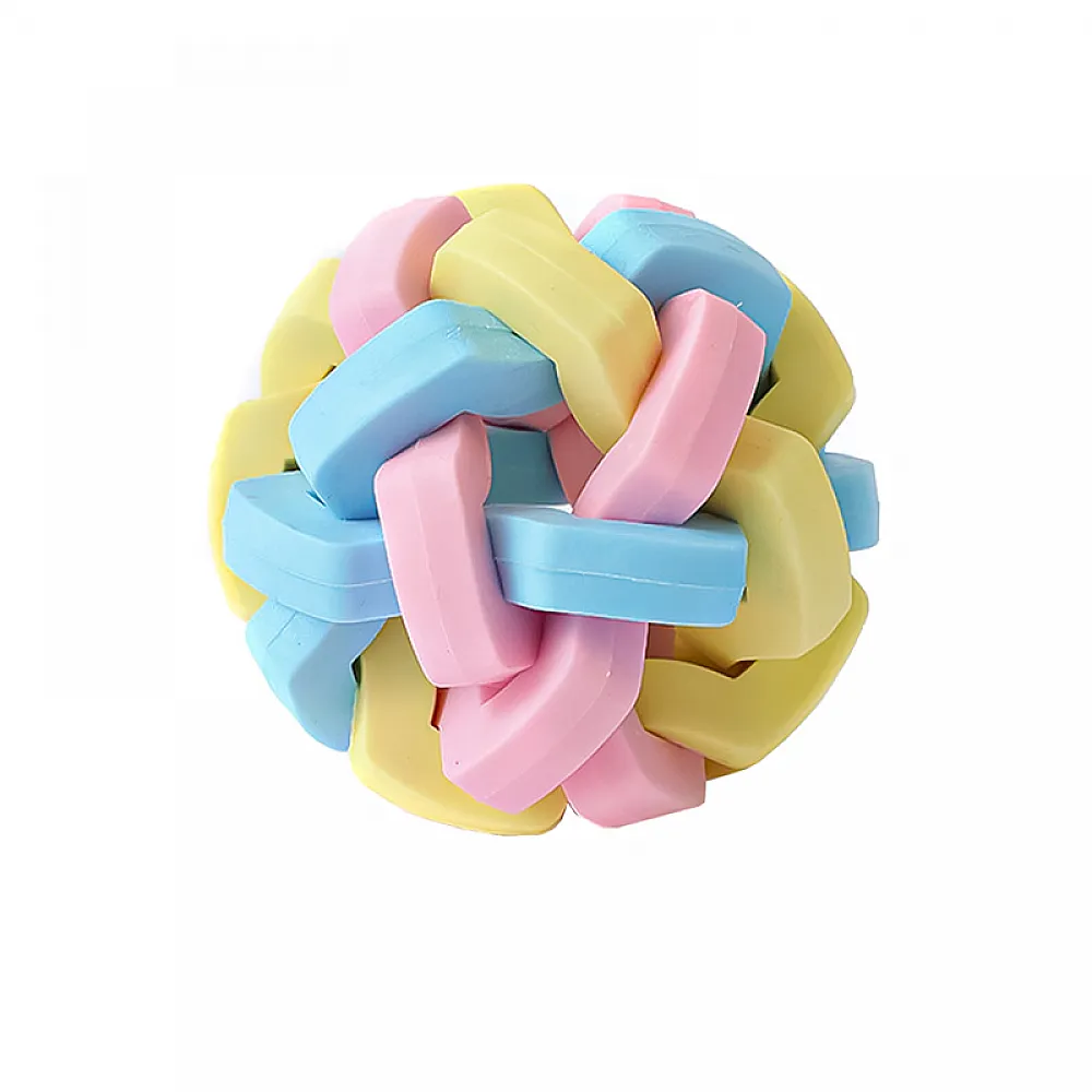 Игрушка мяч с колокольчиком Pipitao 04A1101 Multi Color D:6 см для кошек собак