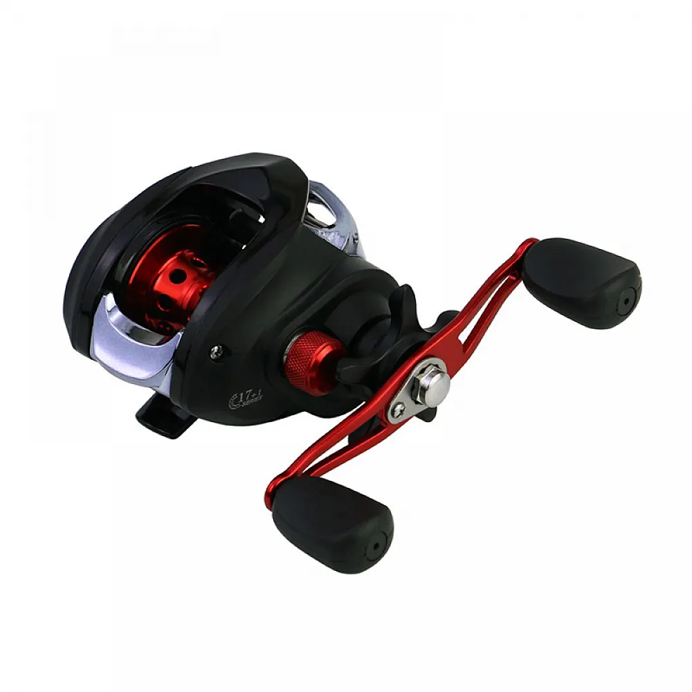 Катушка мультипликаторная для спиннинга Reelsking GLE 200 Black-Red Right