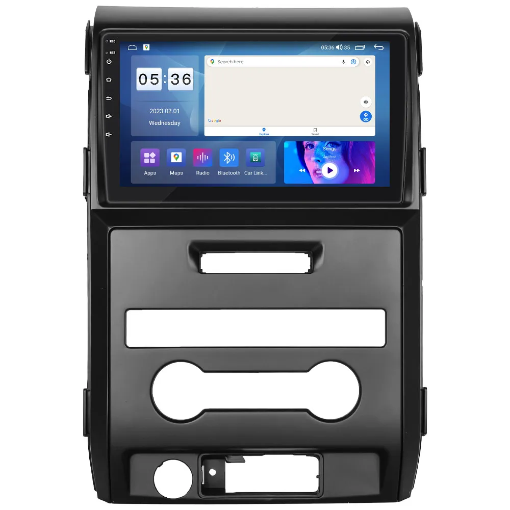 Штатна магнітола Lesko для Ford F-150 XII Auto AC 2008-2014 екран 9" 2/32Gb CarPlay 4G Wi-Fi GPS Prime