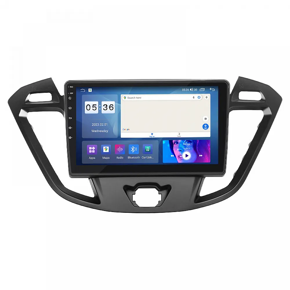 Штатна магнітола Lesko для Ford Tourneo Custom I 2012-2018 екран 9" 4/64Gb CarPlay 4G Wi-Fi GPS Prime