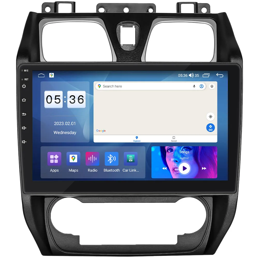 Штатна магнітола Lesko для Geely Emgrand EC7 2009-2016 екран 10" 4/64Gb CarPlay 4G Wi-Fi GPS Prime