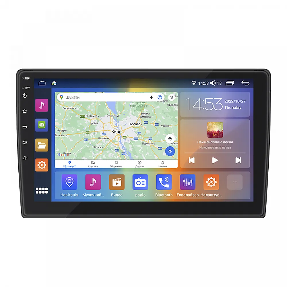 Штатна магнітола Lesko для Renault Symbol ll 2008-2012 екран 9" 2/32Gb CarPlay 4G Wi-Fi GPS Prime