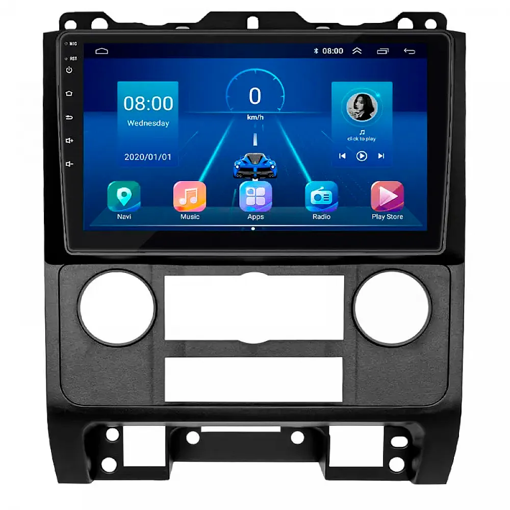Штатная магнитола Lesko для Ford Escape I Рестайлинг 2 2007-2012 экран 9" 4/32Gb 4G Wi-Fi GPS Top