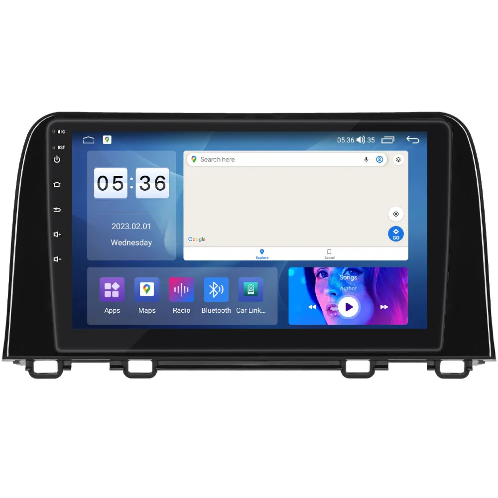Штатна магнітола Lesko для Honda CR-V V 2016-2020 екран 9" 2/32Gb CarPlay 4G Wi-Fi GPS Prime