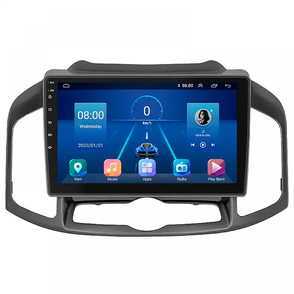 Штатная магнитола Lesko для Chevrolet Captiva I Рестайлинг 3 2015-2018 экран 10" 6/128Gb 4G Wi-Fi GPS Top
