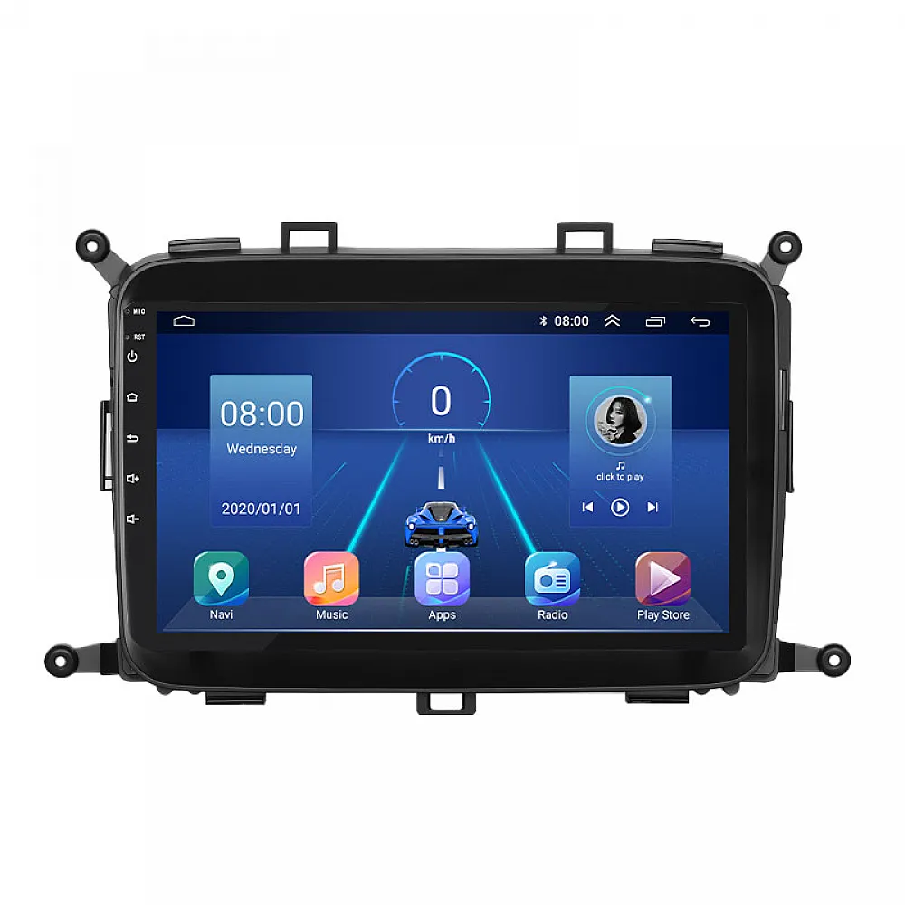 Штатна магнітола Lesko для Kia Carens III (RP) 2013-2019 екран 9" 4/32Gb 4G Wi-Fi GPS Top
