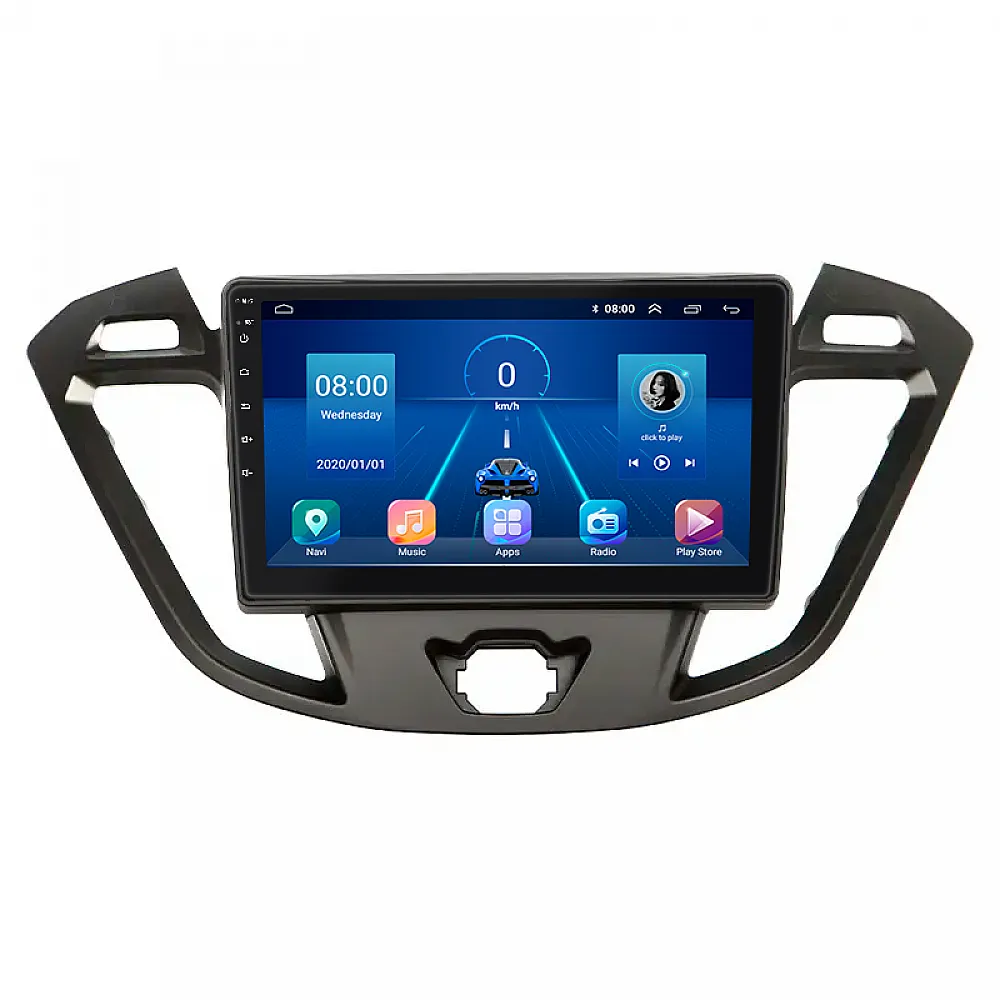 Штатная магнитола Lesko для Ford Transit Connect II 2012-2018 экран 9" 6/128Gb 4G Wi-Fi GPS Top
