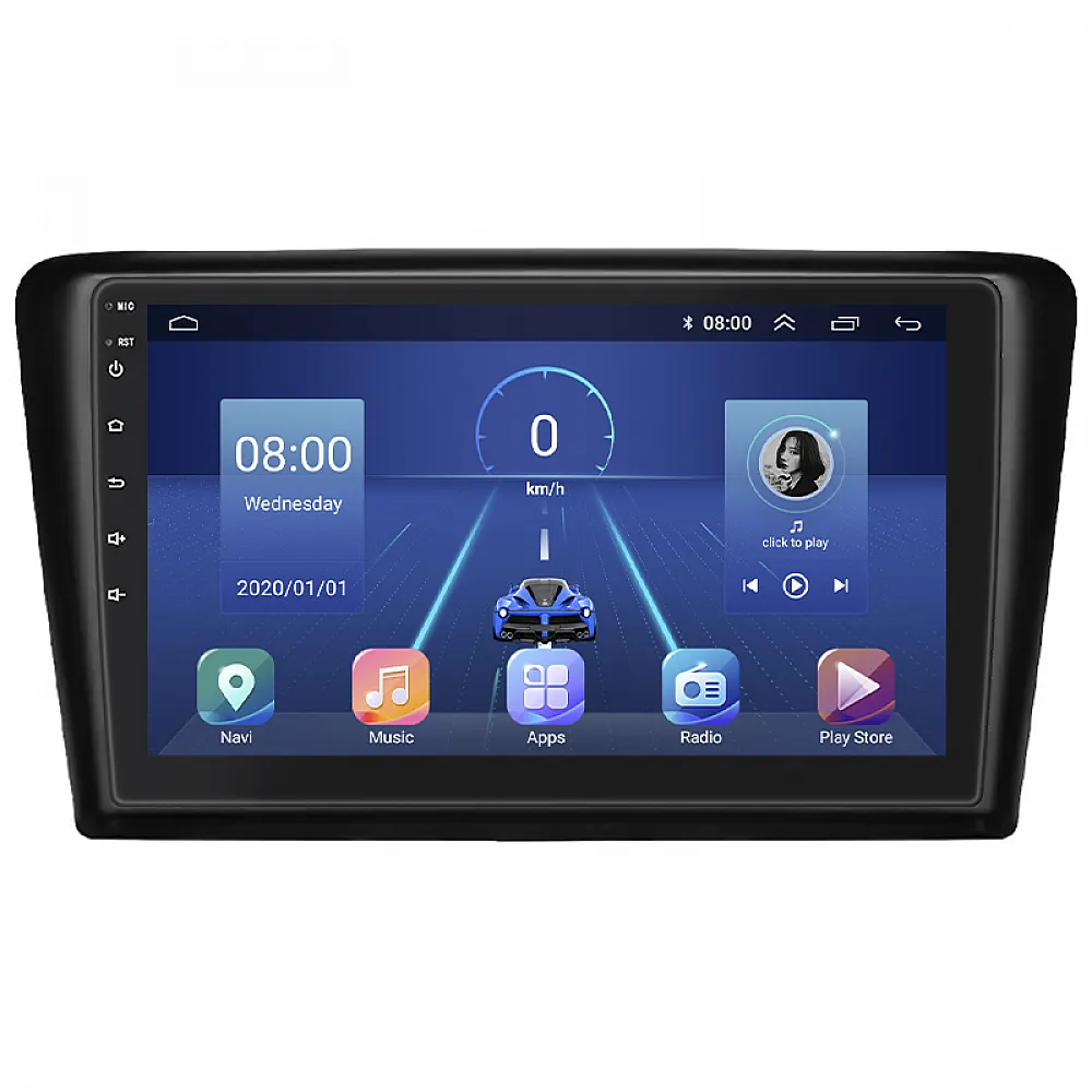 Штатна магнітола Lesko для Skoda Spaceback 2014-2019 екран 9" 4/64Gb 4G Wi-Fi GPS Top