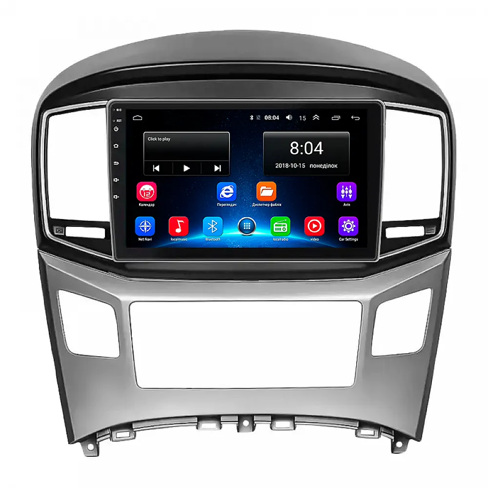 Штатна магнітола Lesko для Hyundai H-1 II Рестайлінг 2 2017-н.в. екран 9" 2/32Gb Wi-Fi GPS Base Штатна магнітола Lesko для Hyundai H-1 II Рестайлінг 2 2017-н.в. екран 9" 2/32Gb Wi-Fi GPS Base