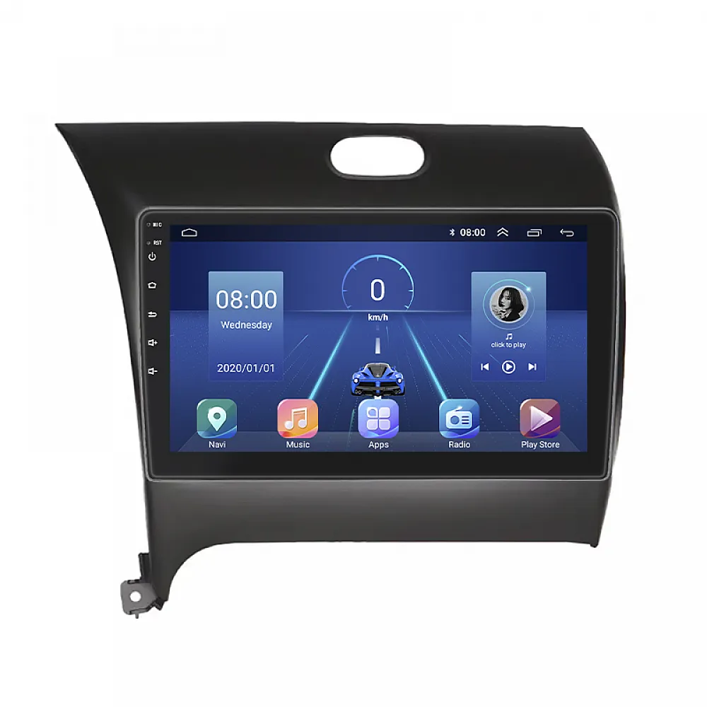 Штатная магнитола Lesko для Kia Cerato III 2013-2016 экран 9" 4/32Gb 4G Wi-Fi GPS Top