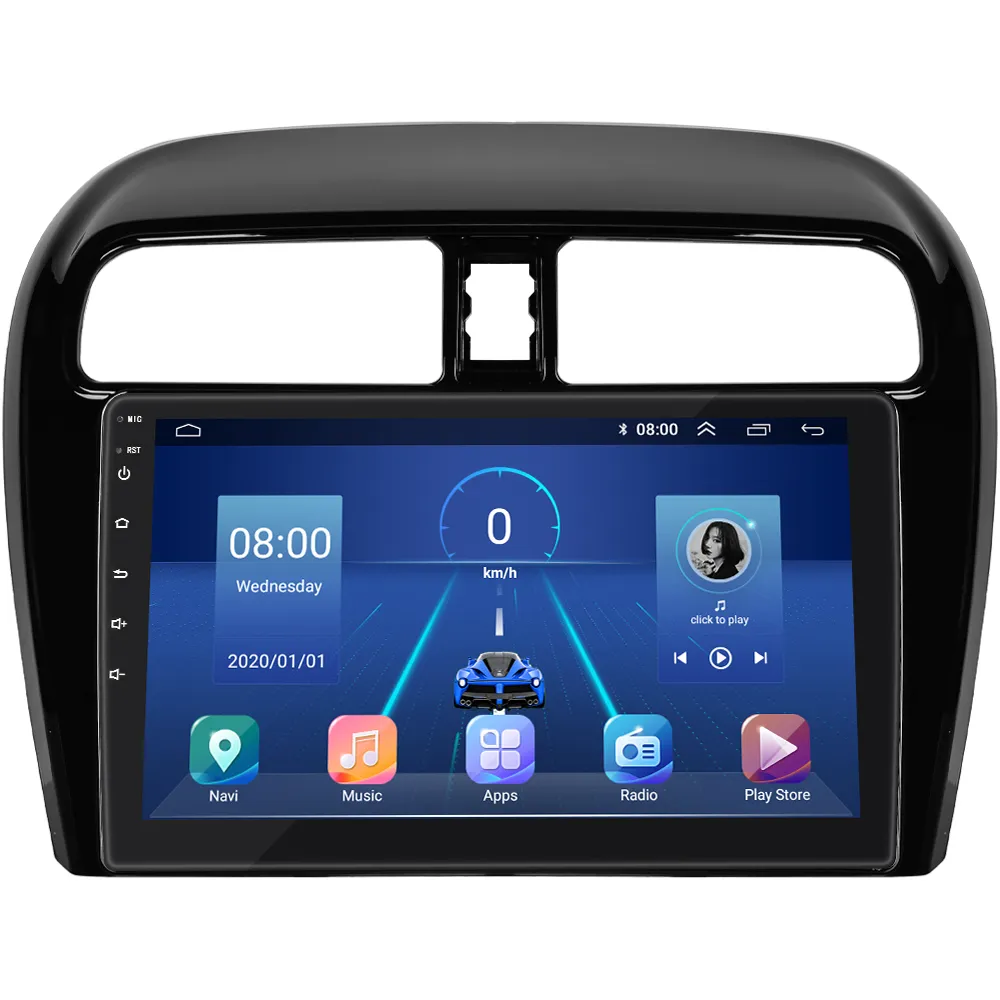 Штатна магнітола Lesko для Mitsubishi Mirage VI Рестайлінг 2 2019-н.в. екран 9" 4/64Gb 4G Wi-Fi GPS Top Штатна магнітола Lesko для Mitsubishi Mirage VI Рестайлінг 2 2019-н.в. екран 9" 4/64Gb 4G Wi-Fi GPS Top