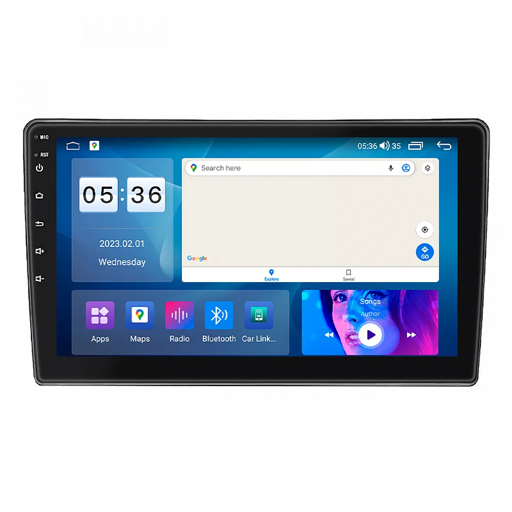 Штатна магнітола Lesko для Hyundai H-1 II ver 2 2007-2015 екран 9" 2/32Gb CarPlay 4G Wi-Fi GPS Prime