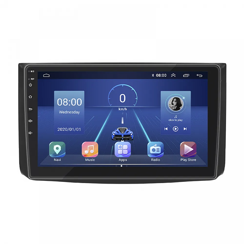 Штатная магнитола Lesko для Chevrolet Aveo I Рестайлинг 2006-2012 экран 9" 6/128Gb 4G Wi-Fi GPS Top