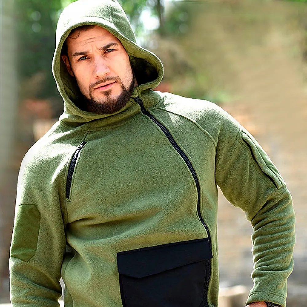 Тактична толстовка флісова Han-Wild HW021 Green M