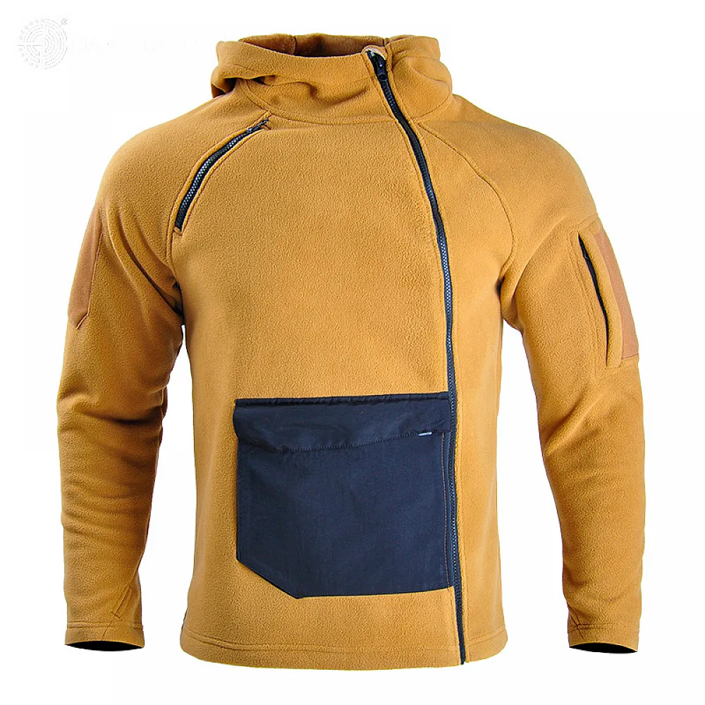 Тактическая флисовая толстовка Han-Wild HW021 Sand Khaki L Тактическая флисовая толстовка Han-Wild HW021 Sand Khaki L