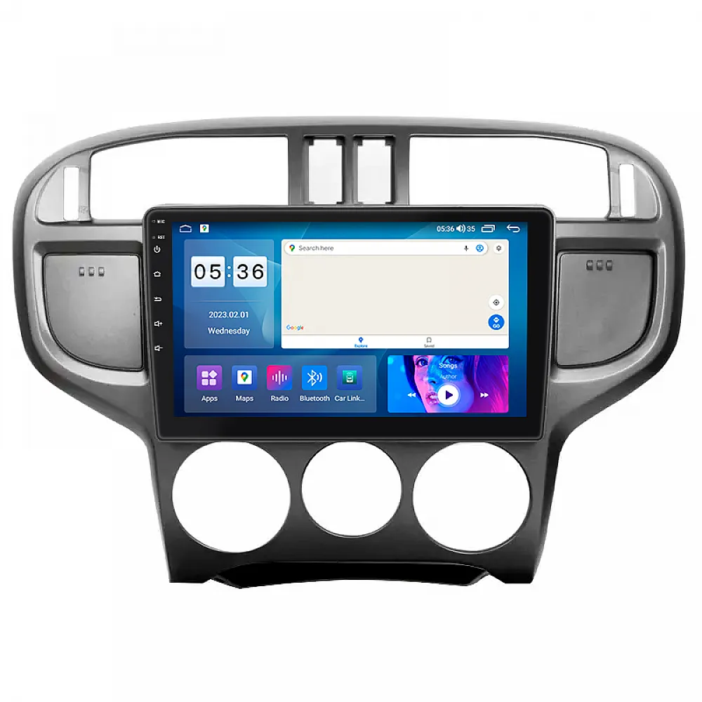Штатна магнітола Lesko для Hyundai Matrix I Рестайлінг 2 2008-2010 екран 9" 4/64Gb CarPlay 4G Wi-Fi GPS Prime