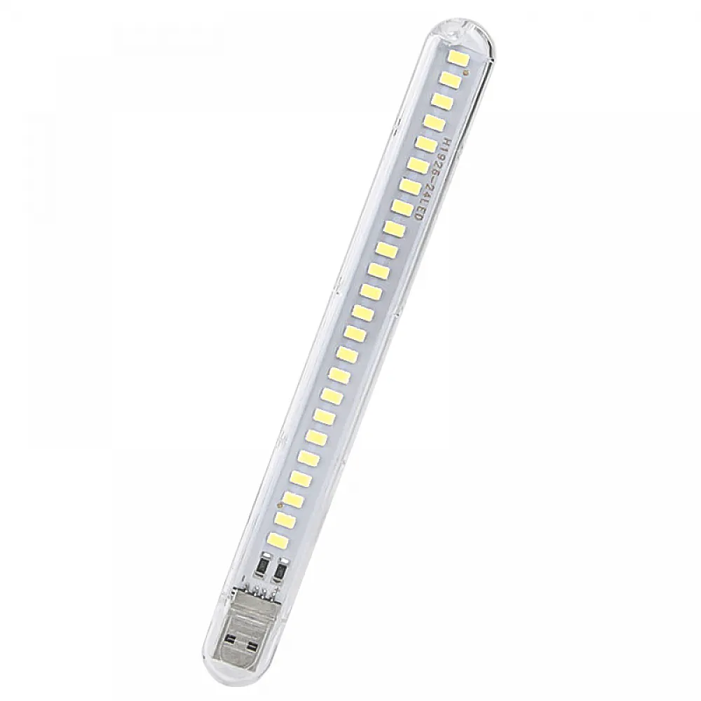 Лампа светодиодная USB H1926-24 LED для повербанка Холодный свет