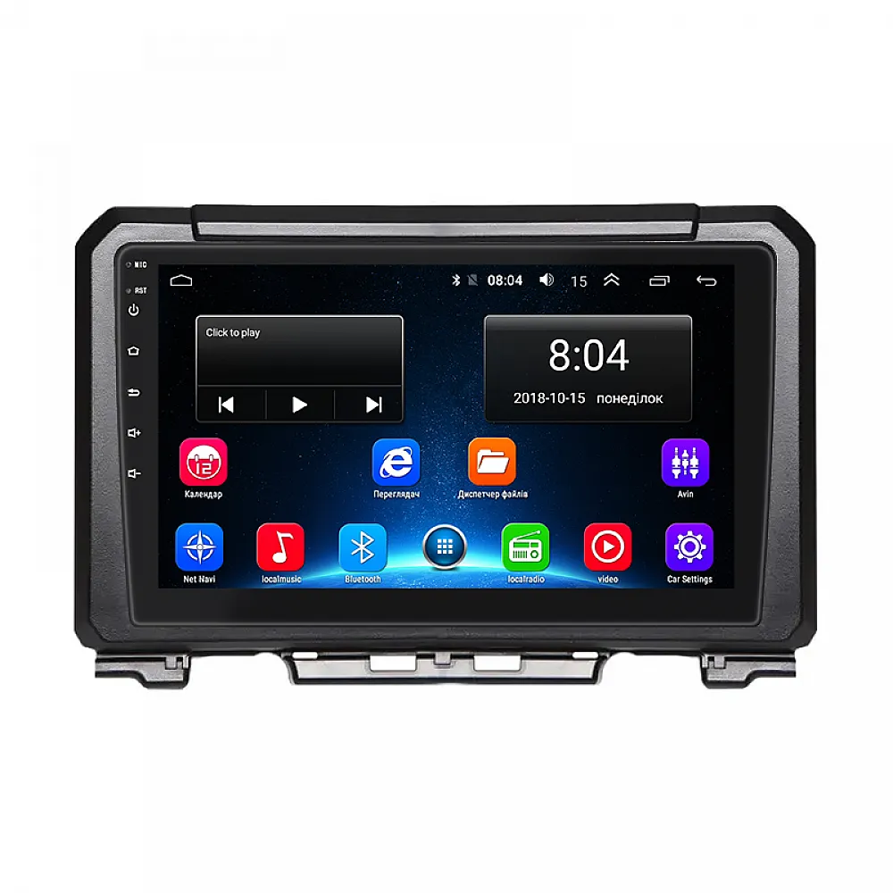 Штатна магнітола Lesko для Suzuki Jimny III Рестайлінг 2 2012-2019 екран 9" 2/32Gb Wi-Fi GPS Base