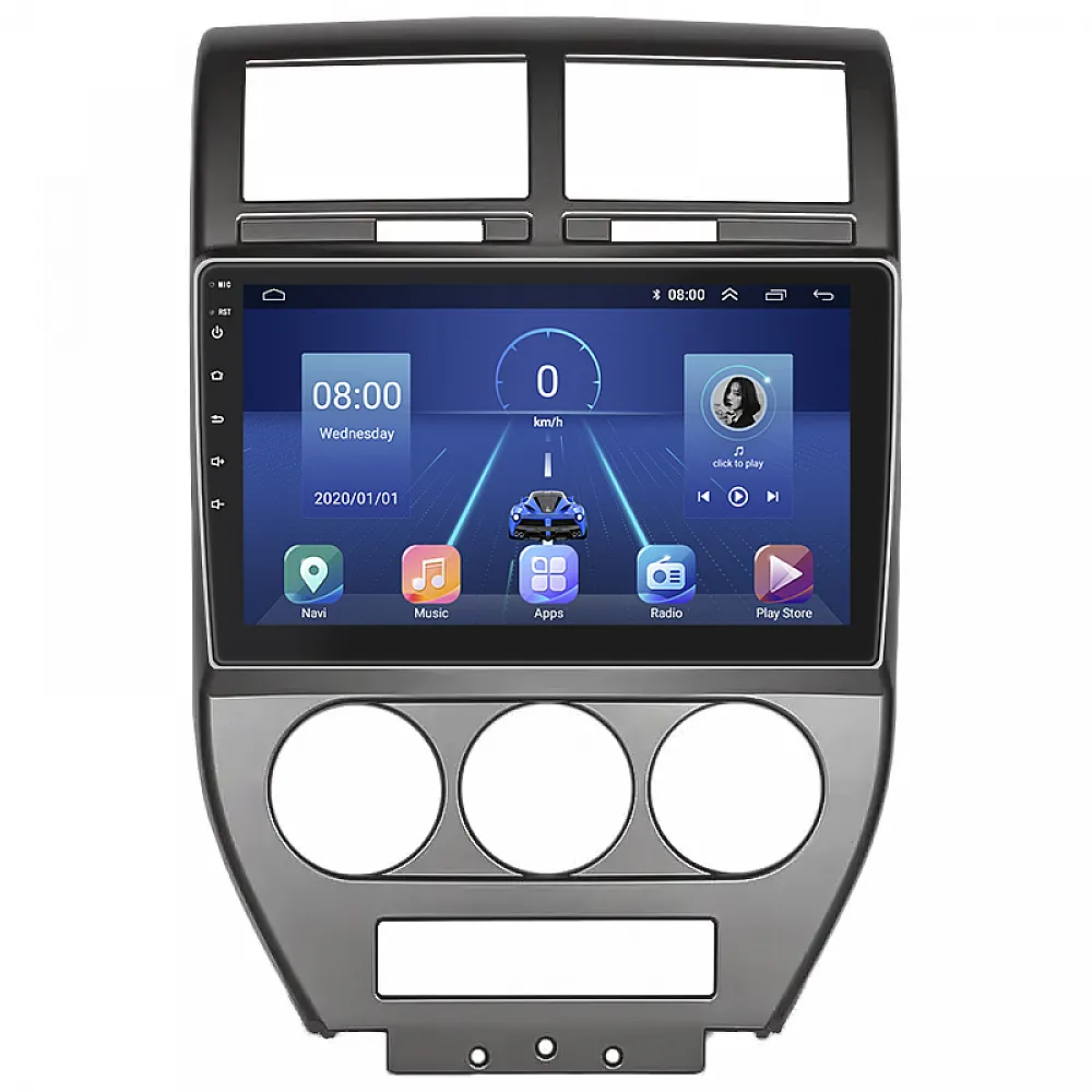 Штатна магнітола Lesko для Jeep Compass I 2006-2010 екран 10" 4/32Gb 4G Wi-Fi GPS Top Штатна магнітола Lesko для Jeep Compass I 2006-2010 екран 10" 4/32Gb 4G Wi-Fi GPS Top