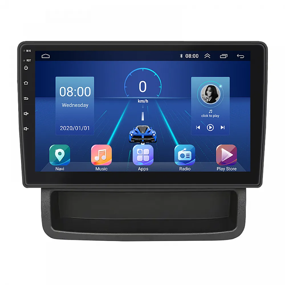 Штатная магнитола Lesko для Opel Vivaro X83 2011-2014 экран 10" 6/128Gb 4G Wi-Fi GPS Top