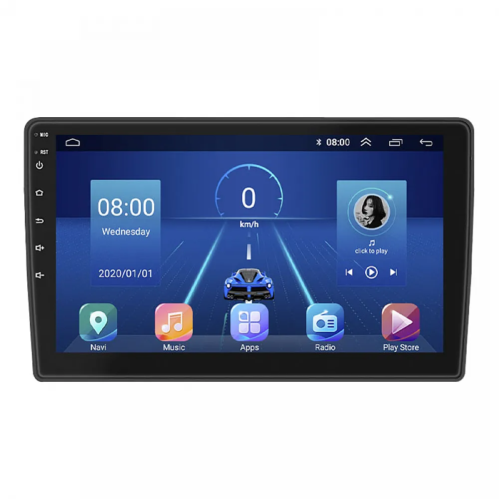 Штатная магнитола Lesko для Jeep Commander  2005-2010 экран 10" 4/64Gb 4G Wi-Fi GPS Top