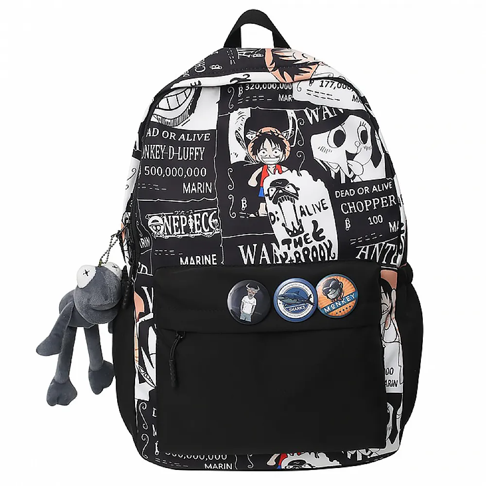 Рюкзак подростковый 83124 с аниме 20L Black