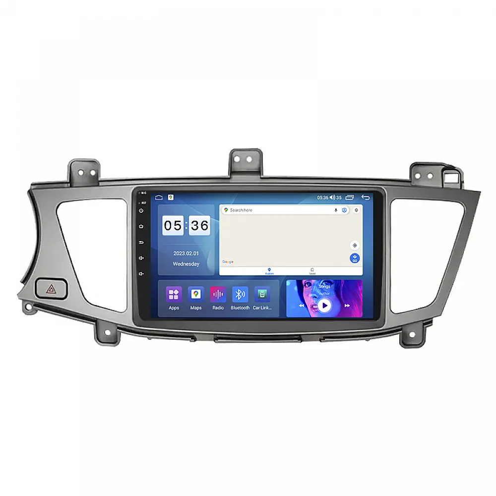 Штатна магнітола Lesko для Kia Cadenza I 2009-2013 екран 9" 4/64Gb CarPlay 4G Wi-Fi GPS Prime