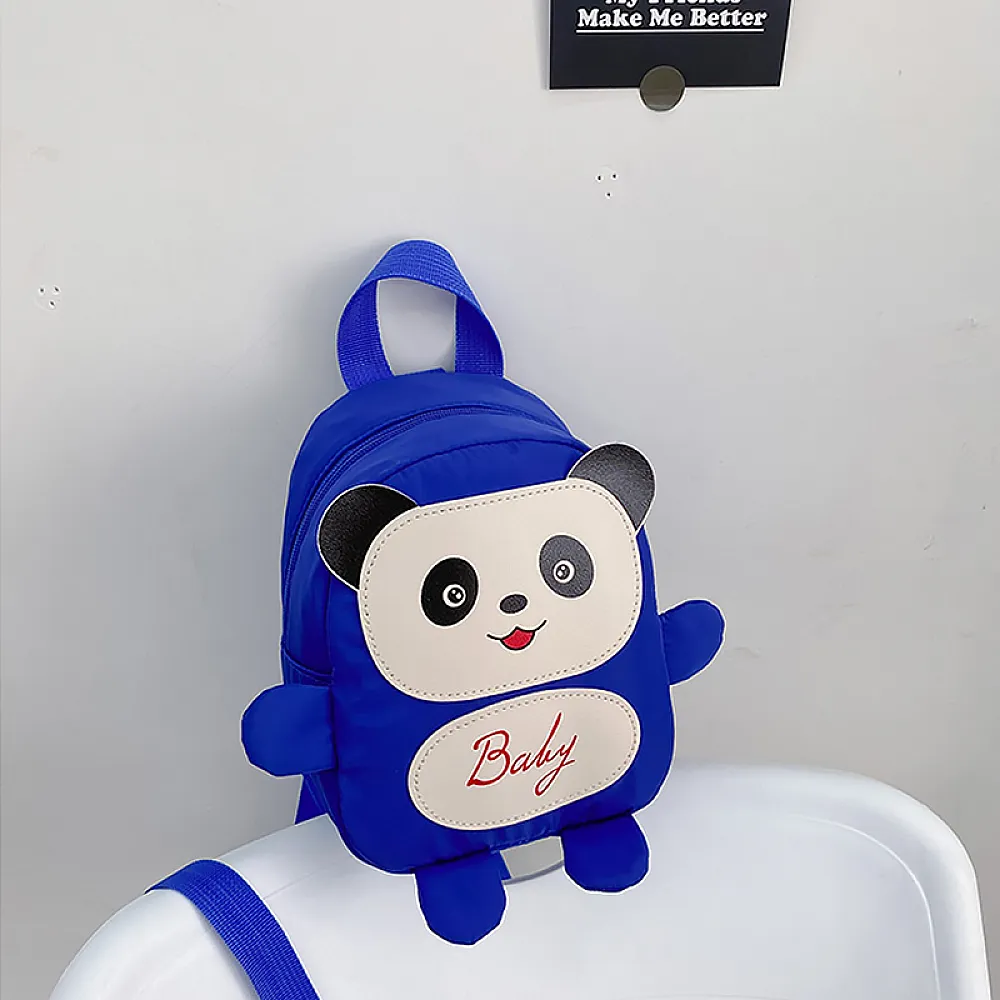 Детский рюкзак A-6864 Panda с ремешком анти-потеряшка Blue