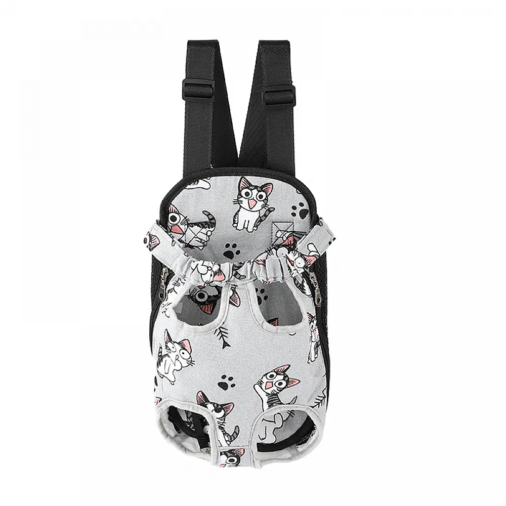 Рюкзак- кенгуру для животных SY210814 Cat Gray M