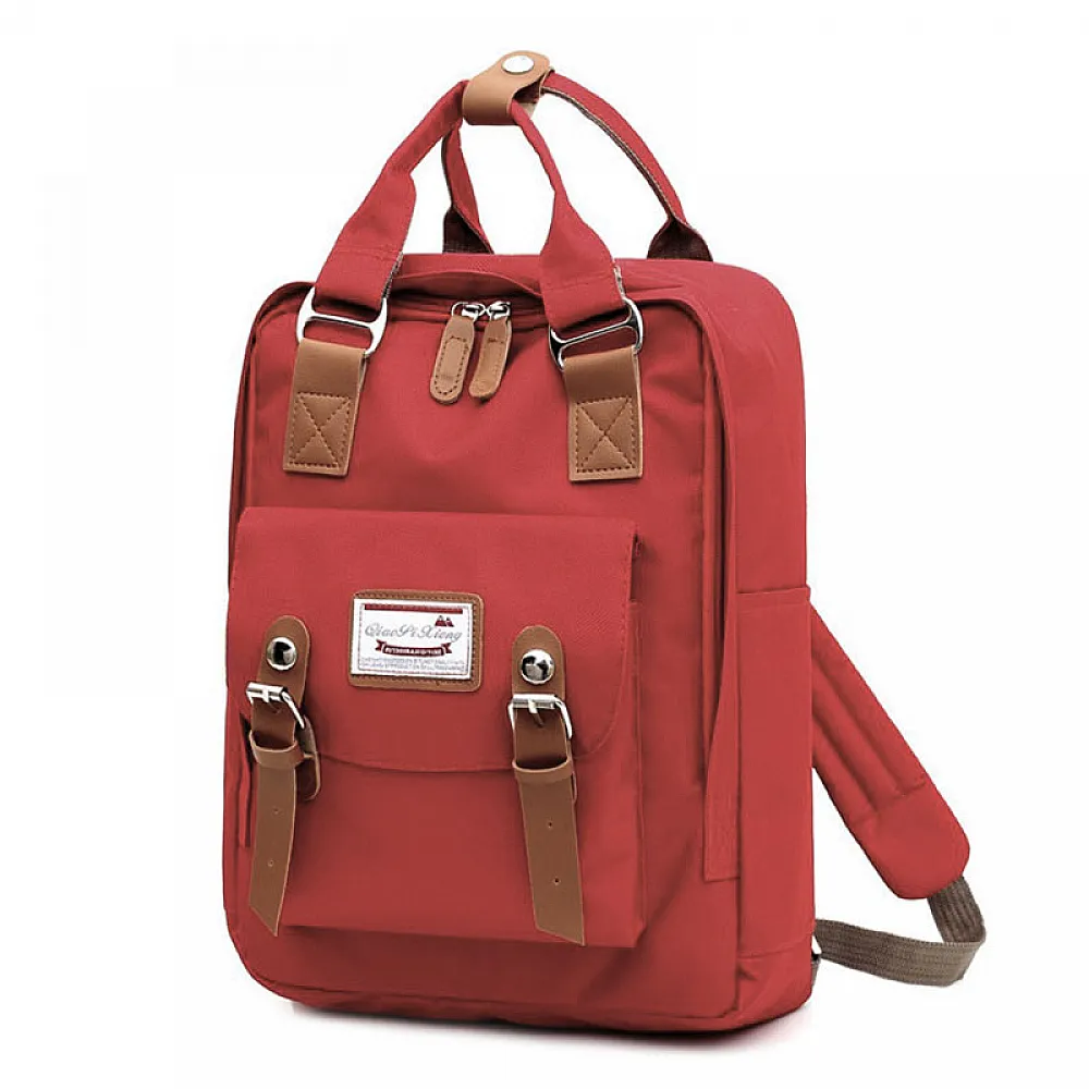 Рюкзак Lesko SM-04 Red школьный унисекс повседневный с USB для зарядки