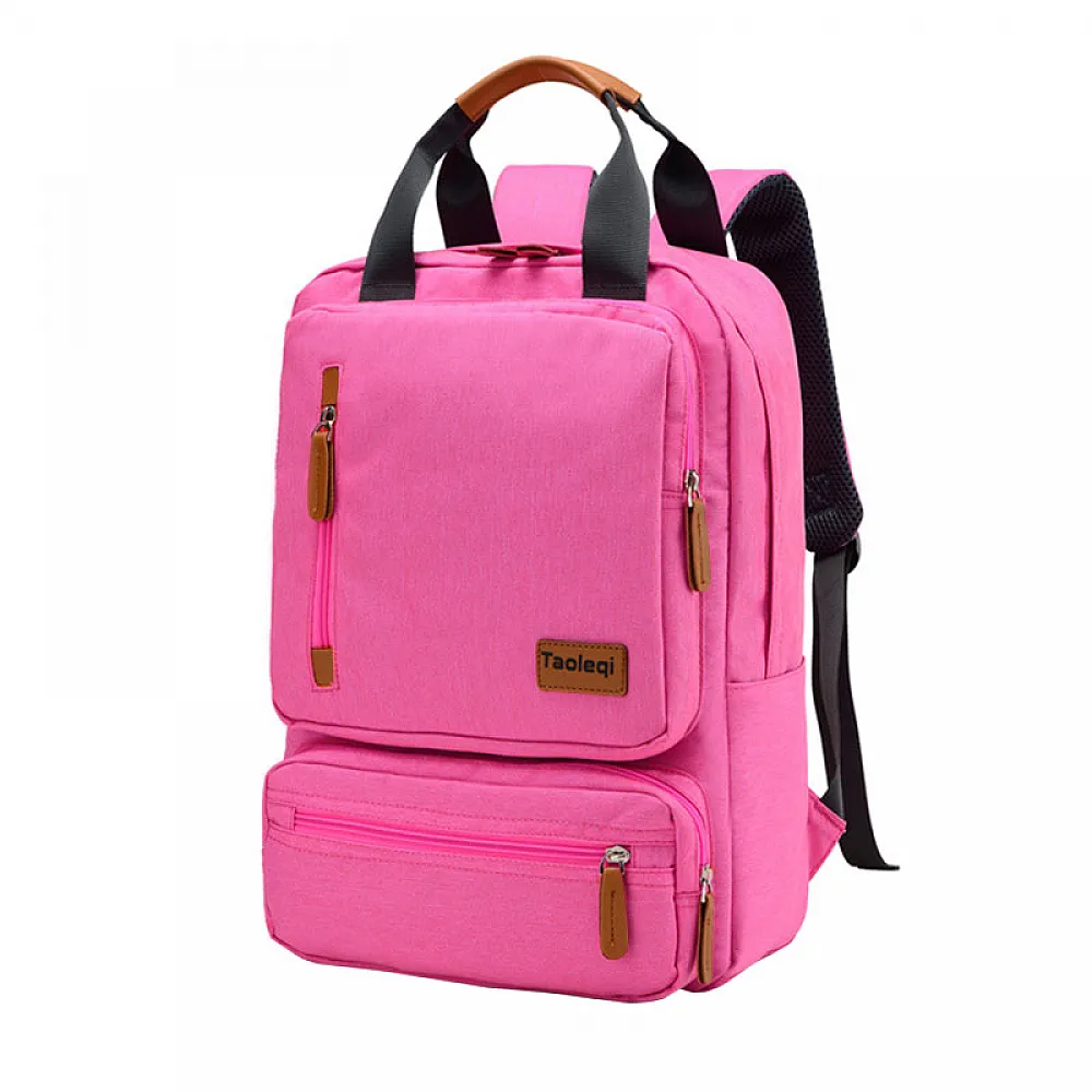 Шкільний рюкзак Taoleqi 608 Pink комп'ютерні для школярів студентів молодіжний