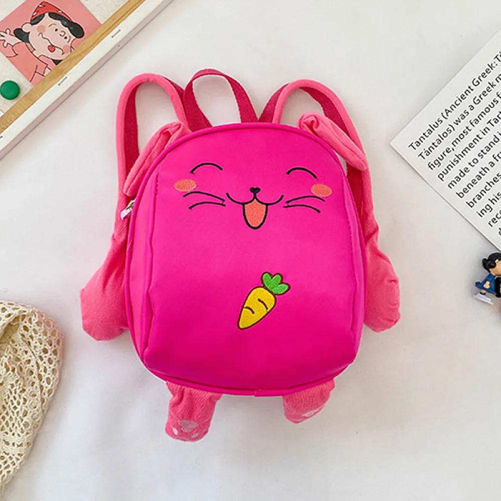 Детский рюкзак Lesko 201028 Animals Pink с ремешком анти-потеряшкой