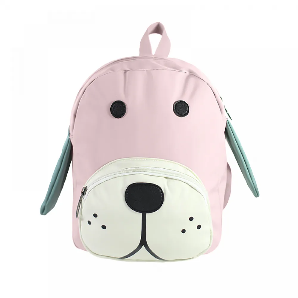 Детский рюкзак Lesko 689hy Pink Puppy дошкольный для садика прогулок