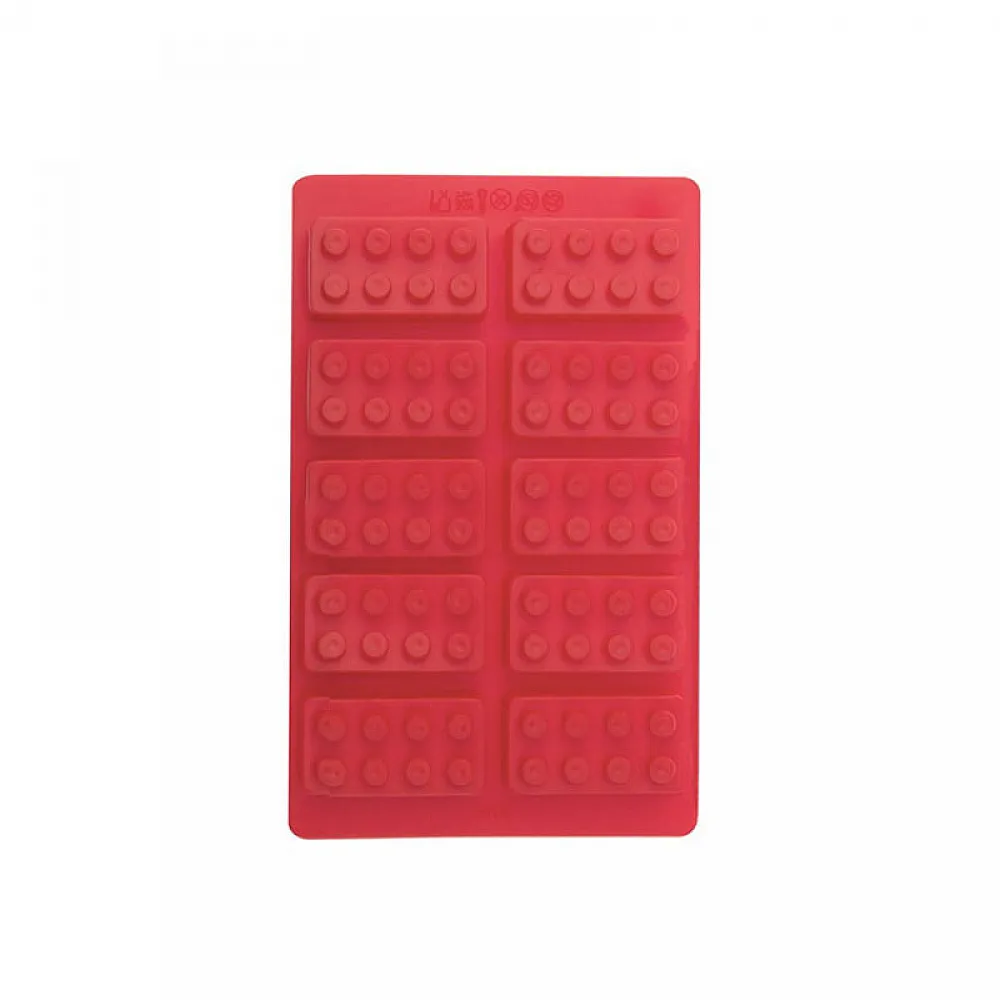Силіконова форма CUMENSS Lego Red для заморожування льоду Силіконова форма CUMENSS Lego Red для заморожування льоду