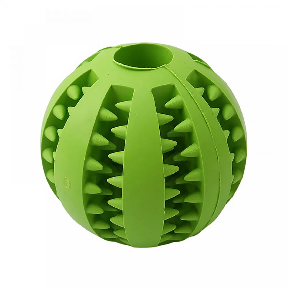 Игрушка мяч для собак Pipitao 026631 Green D:7,0см жевательный резиновый