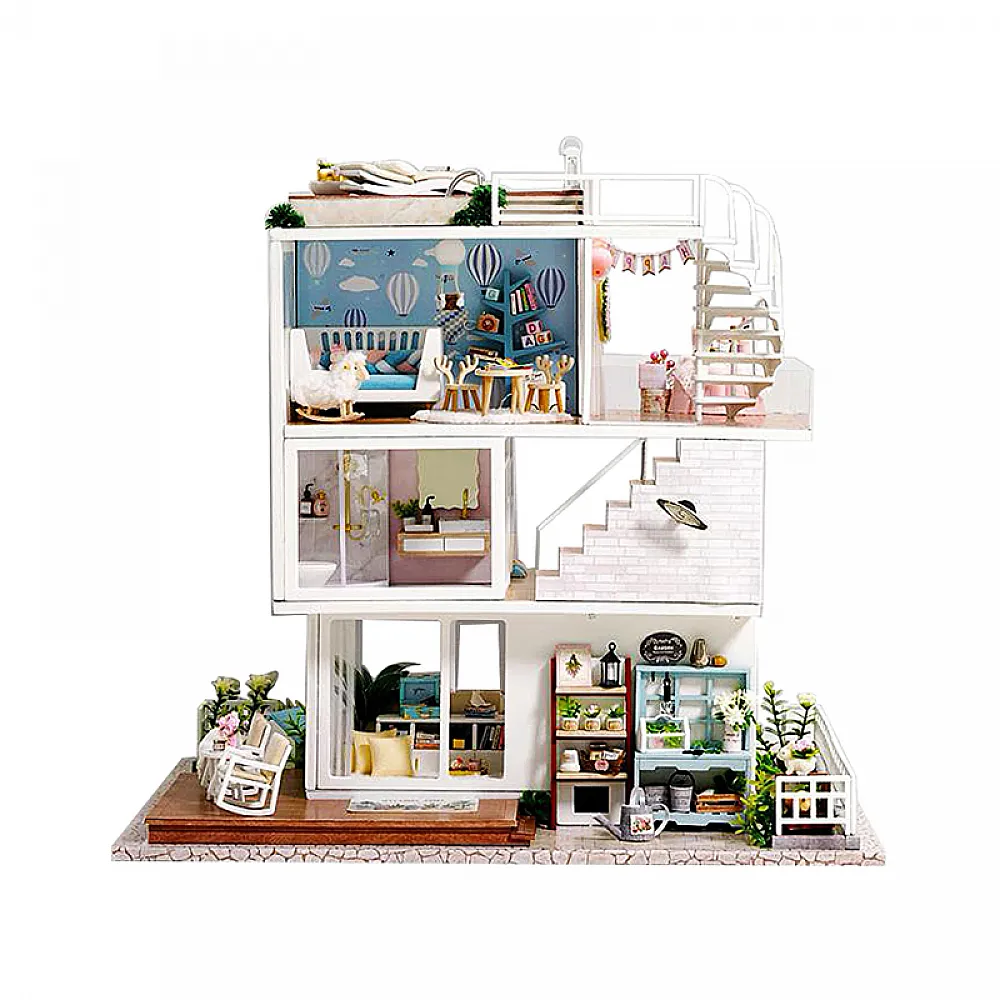 Ляльковий будинок DIY Cute Room A-077-B Вілла "Гарні часи" конструктор для дівчаток