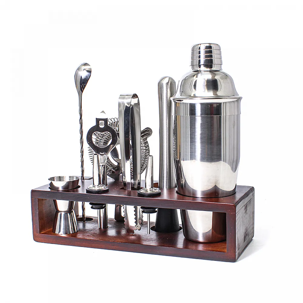 Набор для бара 10 предметов Creation K10-25 с подставкой для приготовления напитков
