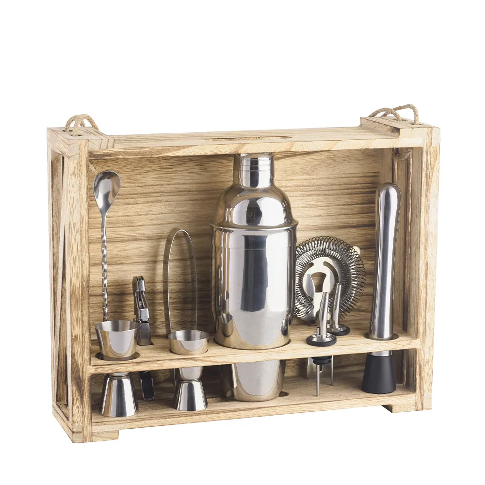 Набор для бара 11 предметов Creation K11-16 с подставкой для приготовления напитков