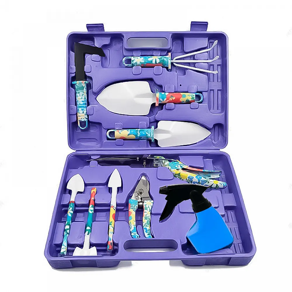 Набор садовых инструментов ZHENJIE GT-006 10 в 1 для работы в саду