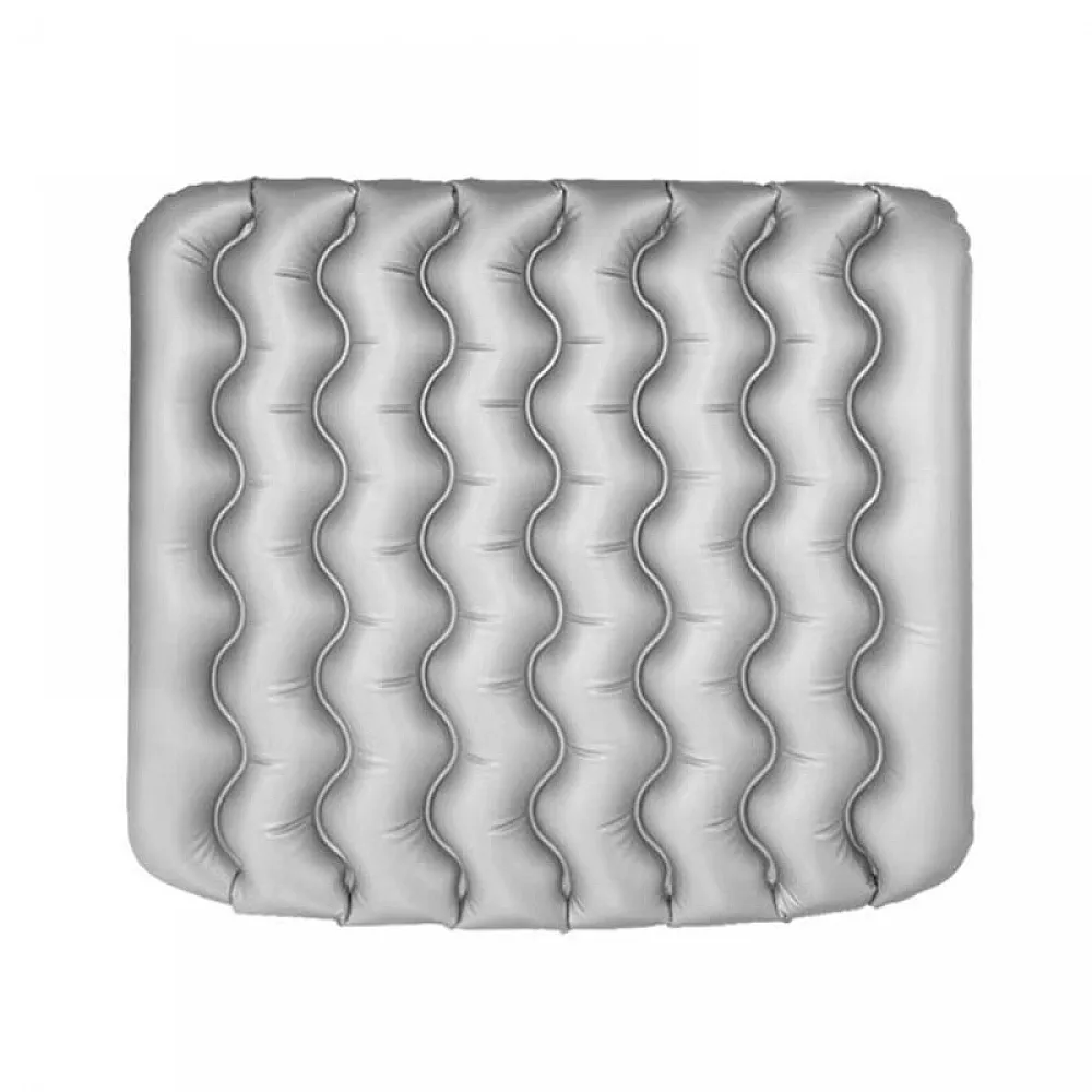 Надувний автомобільний матрац Lesko ZG-1 Gray на заднє сидіння для сну подорожей 90*100*8 см