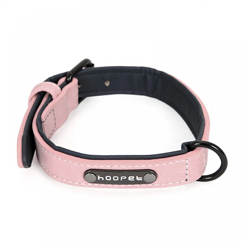 Нашийник для собак Hoopet W033 Pink L двошаровий