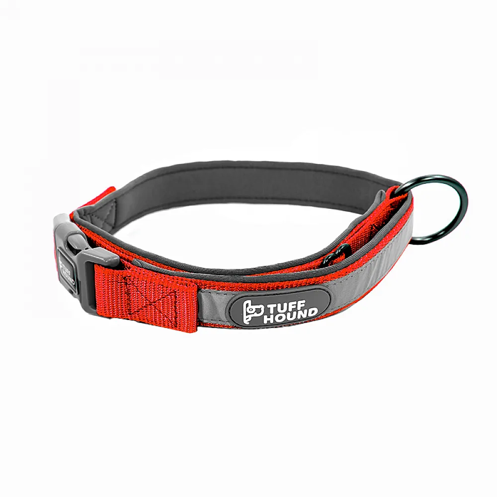 Ошейник для собак TUFF HOUND 1427 Red XS с утяжкой Ошейник для собак TUFF HOUND 1427 Red XS с утяжкой