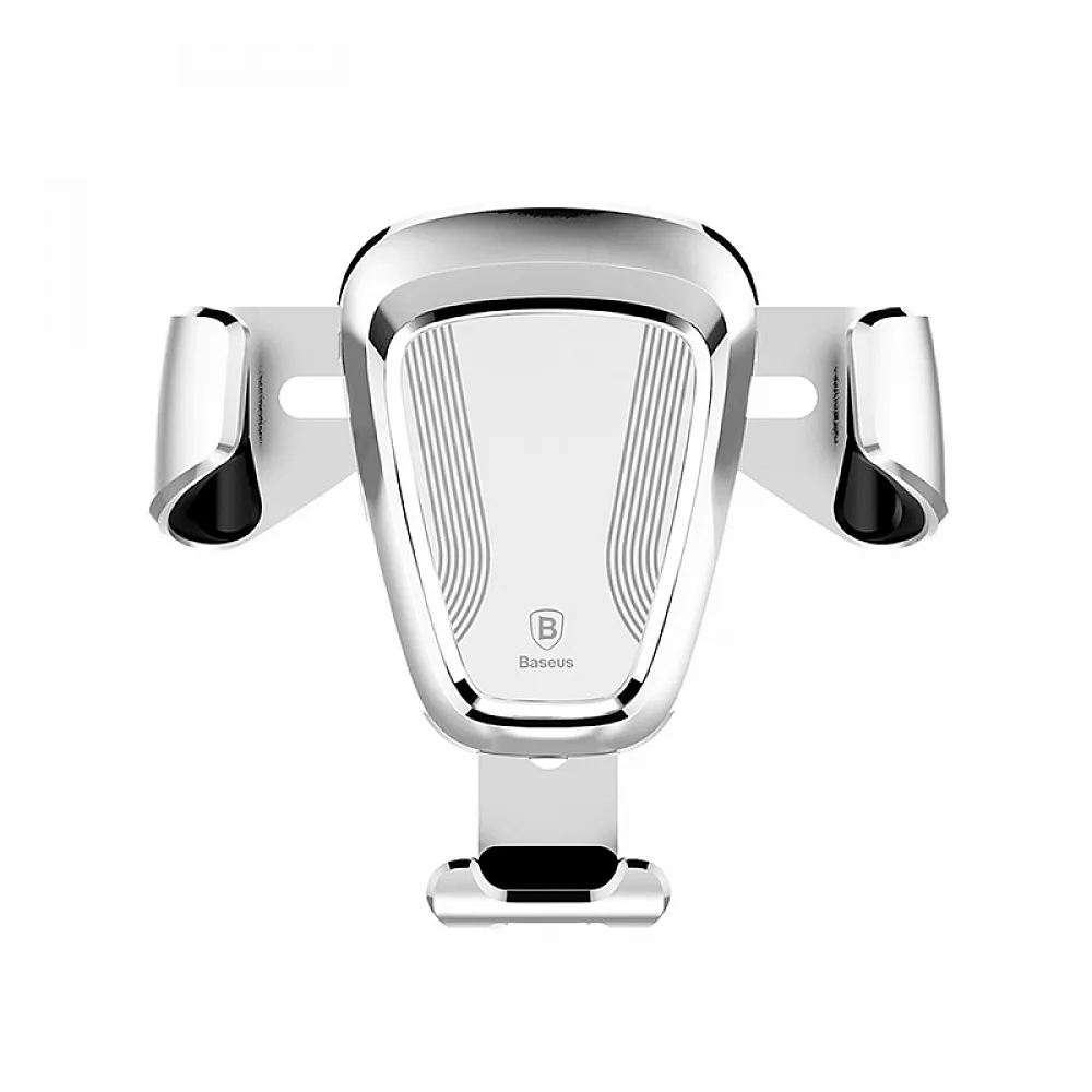 Автодержатель для смартфона Baseus Gravity Car Mount Silver 360 град