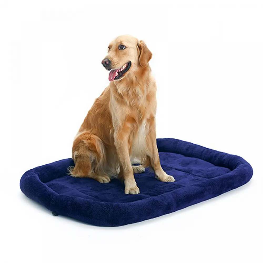Лежак для домашніх тварин Hoopet HY-1044 Dark Blue S килимок-лежанка котів