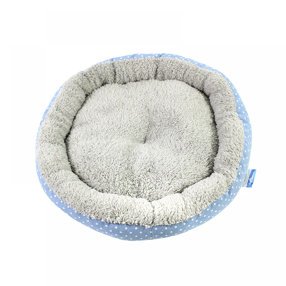 Лежак Taotaopets 511101 Light Blue для котов собак круглый 45*10 см