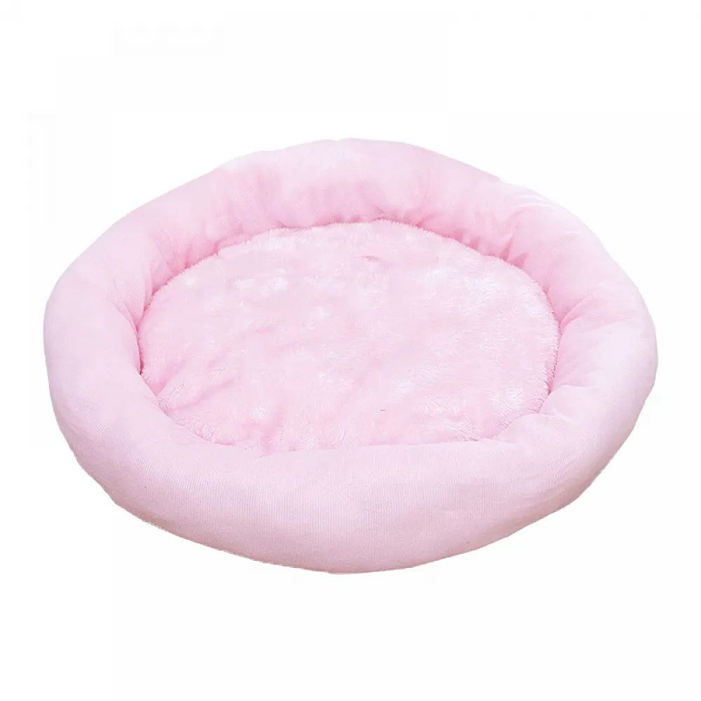 Лежак для котів Taotaopets 536604 Pink круглий розмір M